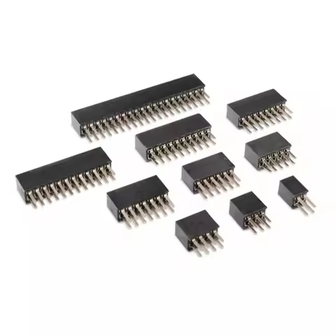 10pcs 1.27mm Pitch Female Header 2x5 2x10 2x20 2x25 2x30 2x40 2x50 Pin Double Row Straight Connector