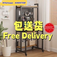 🌟包送貨- 加高款書枱 帶洞洞板置物架 簡易小型書桌 學習桌 寫字枱 電腦枱 電腦桌 帶轆可移動桌子 遊戲枱遊戲桌 60cm枱全新包送貨多顏色選擇new#free delivery#desk#comp