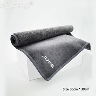 Car Suede Coral Cloth Towel Accessories For Nissan Qashqai J10 J11 Juke 2 Micra K13 K14 Leaf Navara 370Z Pathfinder Nv200 Serena