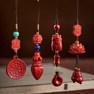 Cinnabar mobile phone chain pendant Jiugong Eight Treasures Diamond Pestle Men and Women's mobile ph