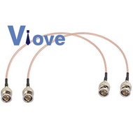 2Pcs 3G HD SDI Cable BNC Cable 30cm 75 Ohm for Cameras BMCC Video Equipment Supports HD-SDI 3G-SDI 4