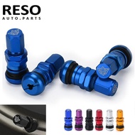 RESO  4 Rays Universal 4 Rays Racing Forged Aluminum Valve Stem Caps Wheels Rims