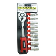 1000.E# (E10-E24) - KINMON 1/2" E TYPE SOCKET SET