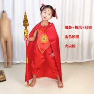 christmas outfit christmas outfit for kids Journey to the West Red Kid Costume Nezha Red Kid Clothes