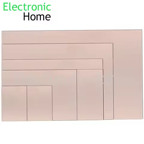 Double sided FR-4 fiberglass copper-clad board 5x7 7x10 10x10 10x15 10x20 15x20 20x30CM experimental