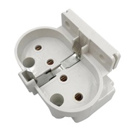 White 2G11 UV Light Base PL H Tube Lamp Holder 2A 500V Fluorescent Lamp Socket Converter T110 Deskto