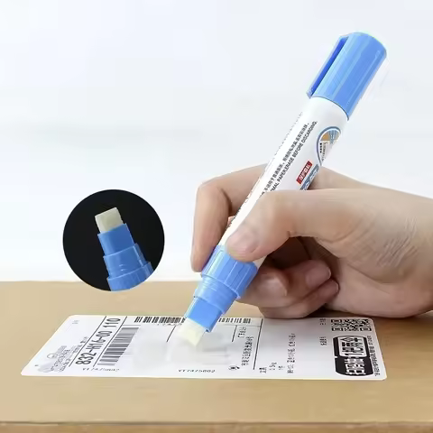 Practical Latest Thermal Paper Eraser Pen Express Privacy Applicator Privacy Handwriting Cover Telep