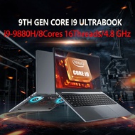 TOP 15.6 Inch Laptop Intel Core I9-9980HK I7-1065G7 MX330/350 Ultrabook Computer 2*DDR4 64GB 2TB SSD Notebook Fingerprint Unlock