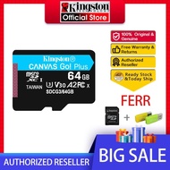 Kingston Microsd Card 128Gb 64G Class10 Tf Card 256Gb 512Gb Bahan