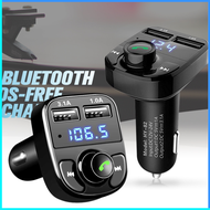 COD Bluetooth Audio Receiver FM Transmitter with USB Car Charger / alat pemutar musik usb mp3 bluetooth mini untuk mobil / cas hp mobil 12 volt 24 volt lengkap paling bagus / charger mobil fast charging hp mobil terbaik / transmitter dan receiver rc