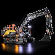 BRIKSMAX Light for Lego Volvo EC500 Hybrid Excavator 42215 - Compatible with Technic Building Blocks