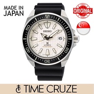[Time Cruze] Seiko SRPE37J1 Prospex Japan Made Automatic King Samurai Black Silicone Strap Men Watch SRPE37 SRPE37J