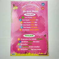 Educational 2 IN 1 Children's Poster Series Pillars of Faith & Islam