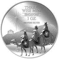 Puregold 1OZ THE WISE MEN SILVER COIN 999 Biblical Collection