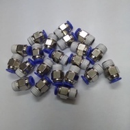 PC 16-02 Pneumatic Fitting 16mm to 1/4" inch External Thread