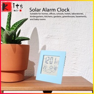 Kitsmall แบตเตอรี่พลังงานแสงอาทิตย์,พลังงานคู่นาฬิกาปลุกนาฬิกาปลุกคาดการณ์อุณหภูมิความชื้นสภาพอากาศ