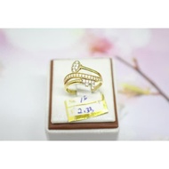 Cincin emas wanita kadar 700/70%