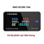 KWS-DC200 Vôn Kế Kỹ Thuật Số 0-200V Màn Hình LED Hiển Thị Công Suất Đồng Hồ Năng Lượng Với 0-10/50/1