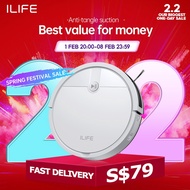 【NEW LAUNCH】ILIFE V2 Intelligent Robot Vacuum cleaner Cordless Auto Vacuum Cleaner 2600mAh 2000Pa