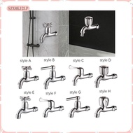 [szxmkj2lp] Spigot Spout Water Spigot Kitchen Sink Washroom Yard Patio Hot Cold Water Faucet Drop Re