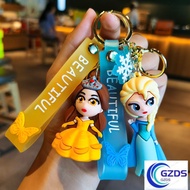 Activity promotion cartoon Snow White Frozen princess key chain cute pvc doll bag New Year Christmas pendant couple key ring pendant key chain pendant small gift