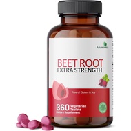 Futurebiotics Beetroot Super Formula, Non-Genetic, 360 Vegetarian Tablets W7AJ