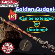 Hot Retractable golden cudgel The same golden cudgel as Wukong 180CM Black Myth Wukong 1:1 Size Gold