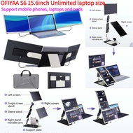 [Yulikeit*] OFIYAA 15.6inch P2 S6 Portable Triple Monitor DIY Screen Combination For Laptop Screen E