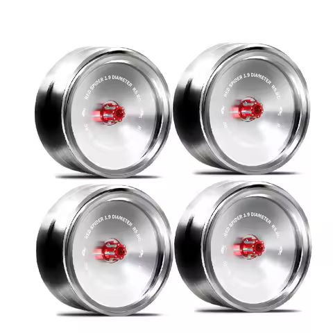 1.9inch Beadlock Wheels Rims 4PCS for Axial SCX10 SCX10-II III TRX4 TRX6 1/10 RC Crawler Car Upgrade