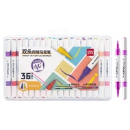 Hộp 36 Bút Màu Acrylic 2 Đầu - Deli HM924-36