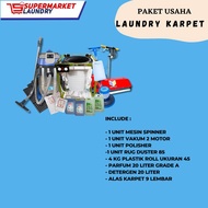 paket usaha laundry karpet
