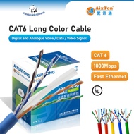AIXTON CAT6-UTP-24AWG 1000Mbps CAT6 Cable (10m-50m) [Customizable Cable without Connectors]