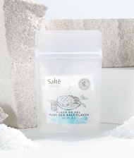Salté เกล็ดดอกเกลือทะเลพรีเมียม Fleur de Sel ดอกเกลือ เกลือทะเล Salte Pure Sea Salt Flake Premium
