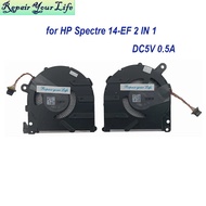 CPU GPU Cooling Fan For HP Spectre X360 2-in-1 14-EF 14-EF0000 14-EF2047NR EF0013DX Cooler Radiator 