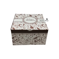 Cake Box / Brown Batik Box 12 x 12 cm / Cake Box