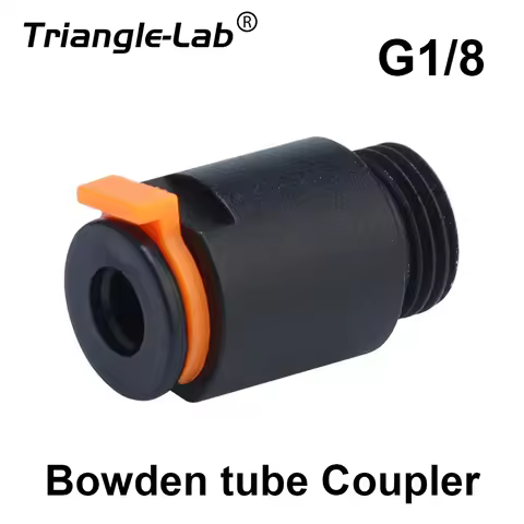 Trianglelab Bowden Tube Coupler G1/8 PC4-01 1.75MM Pneumatic connector bowden Quick Jointer coupler 