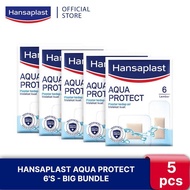 HANSAPLAST Aqua Protect Waterproof Plaster, 6 Pack of P3K Waterproof Plaster - Big Bundle