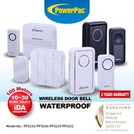 PowerPac Water proof Wireless Door Bell, Caller Bell (PP3232/PP3235/PP3236/PP3237)