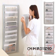 CHIHIRO11Z9D Document Hanging Storage Bag, 3/6/9-layer Non-woven Fabric Hanging File, Multi-Function