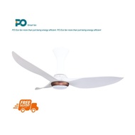 PO ECO GALE 52inch DC Ceiling Fans With Hugger and LED Light