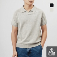 D2SHOP Men's Polo Shirt V-neck, breathable mesh knitted fabric AL-25279 Polo T Shirt Men Baju T Shir