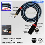 HP made in japan - Audio cable sound cable/ Besthp Mini Stereo 3.5 mm CN to XLR Female CN BK - JUAN 