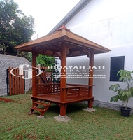 gazebo kayu outdoor