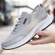 Men's Breathable Mesh Running Shoes Lightweight Casual Sneakers Non-Slip Rubber Sole Comfortable Wal