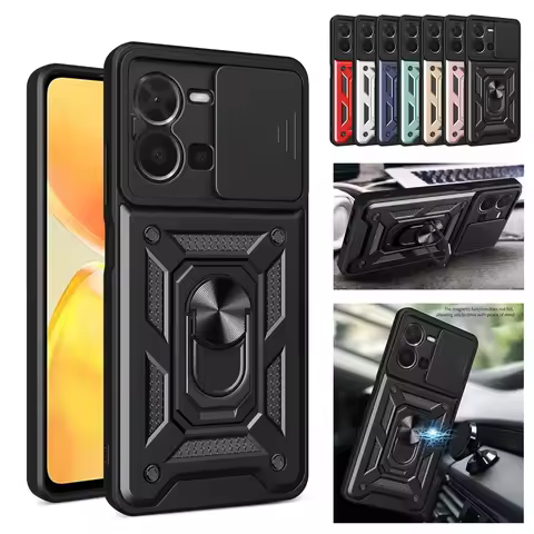 Armor Case for Vivo Y28s Y18 Y18e Y28 Y03 Y02 Y17S Y27 Y16 Y29 Y31 Y35 Y36 Y38 Y39 Y55 Y76 4G 5G Cov