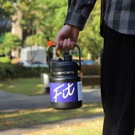 2500ML 4000ML Thermos Cup Large Cold Mug Stainless Steel 304 With Handle /Straw Water Bottle Tumbler