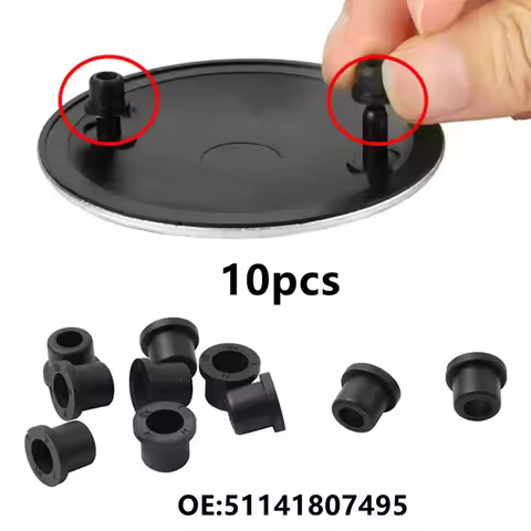 10pcs 51141807495 Hood and Trunk Badge Emblem Grommets For BMW X1 Z3 Z4 X3 X5 X6 Z8 E84 E83 F25 E70