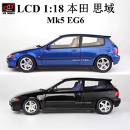 LCD 1: 18 Honda Civic Civic 5th Generation Mk5 EG6 Alloy Car Model Collection Decoration