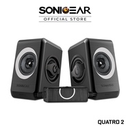 SonicGear Quatro 2 USB Speakers 2.0 Super Loud For Smartphones and PC