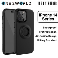 Ugly Rubber Y-Model Shock-proof Protection Cover for iPhone 14 Pro 6.1" / iPhone 14 Pro Max 6.7"